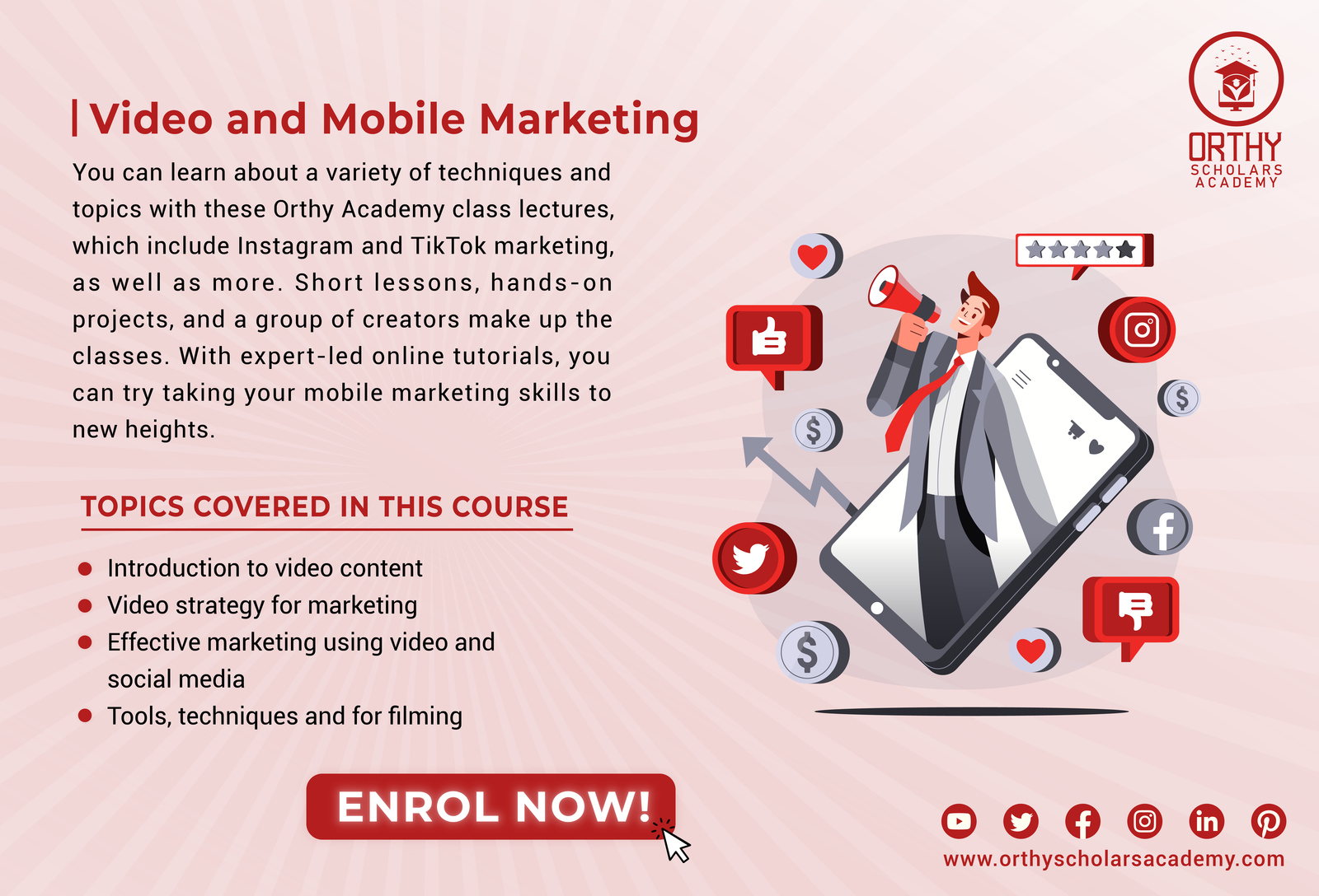 Video Creation & Mobile Marketing Bootcamp